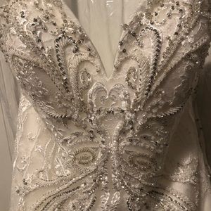 Lore White Beaded Wedding Dress